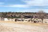 Hutten van de Tarahumara's in de ejido