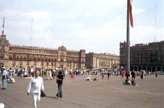 Mexico City - Zocalo met presidentieel paleis